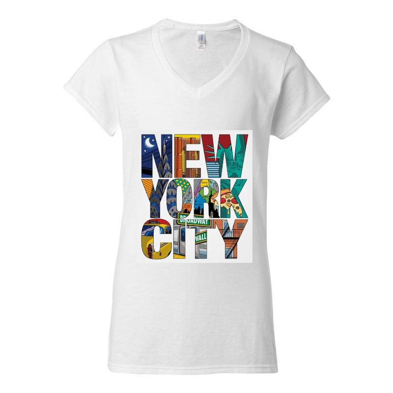 New York City V-Neck T-Shirt