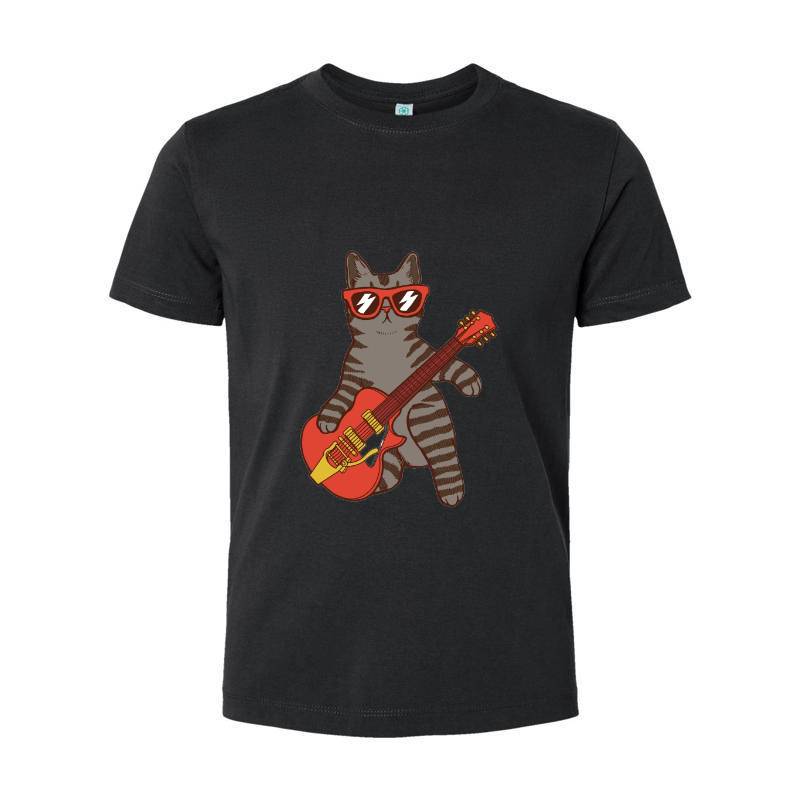 Cat Guitar T-Shirt 