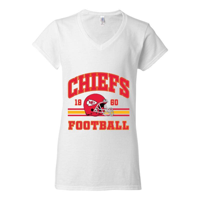 Kansas City Chiefs V-Neck T-Shirt