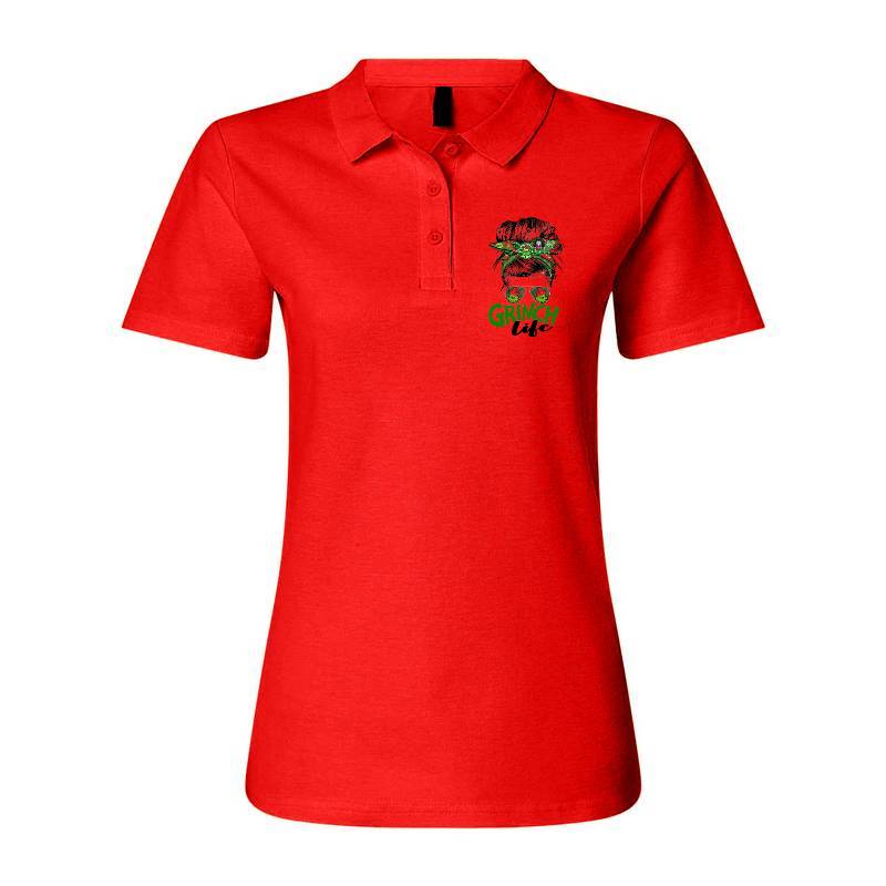 Cristmas Grinch Polo T-Shirt