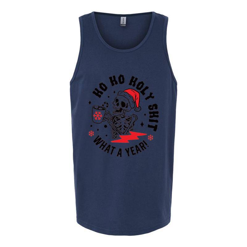 Ho Ho Ho Skull Tank Top T-Shirt