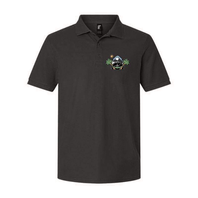 Shark and Skull Polo T-Shirt