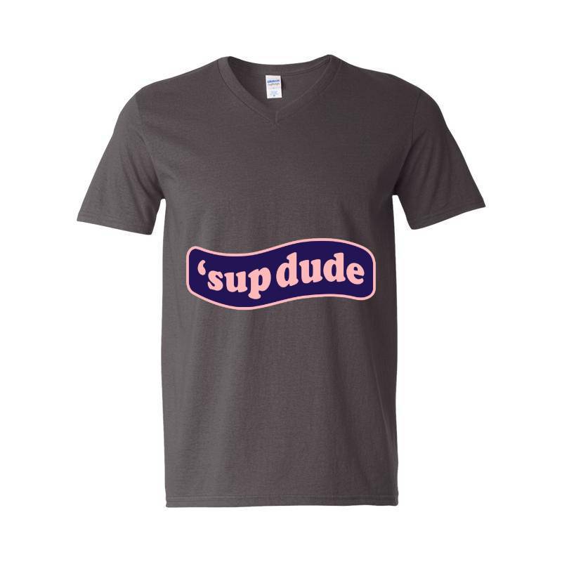 Whatsup dude V-Neck T-Shirt