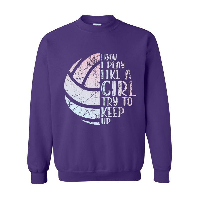 Play Like A Girl Crewneck Sweatshirt 