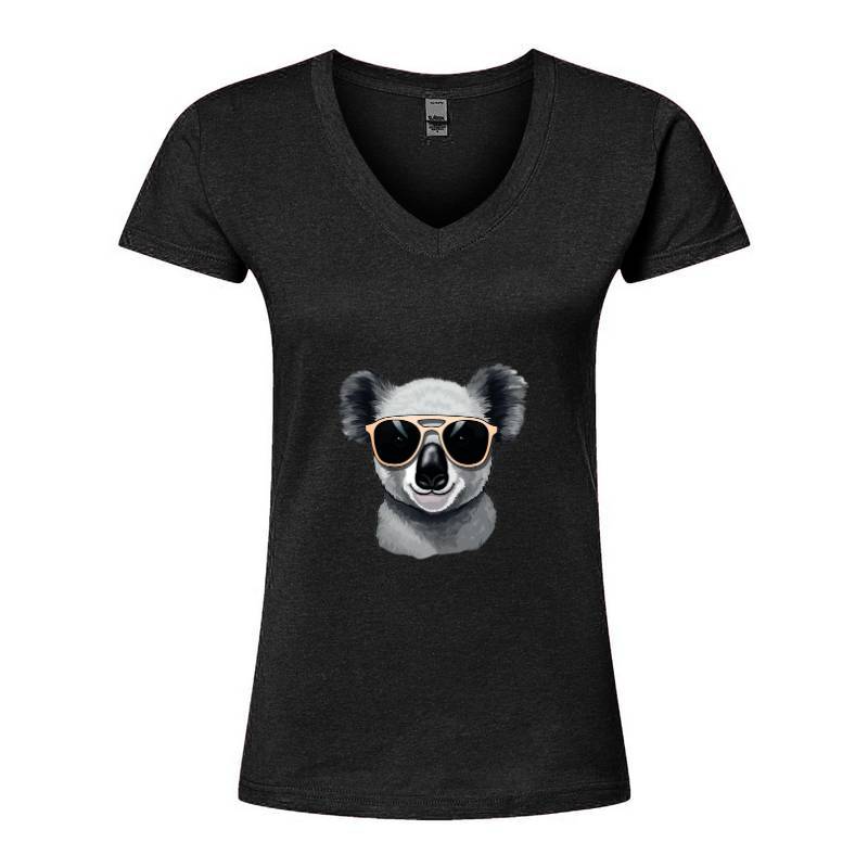Cool Koala V-Neck T-Shirt