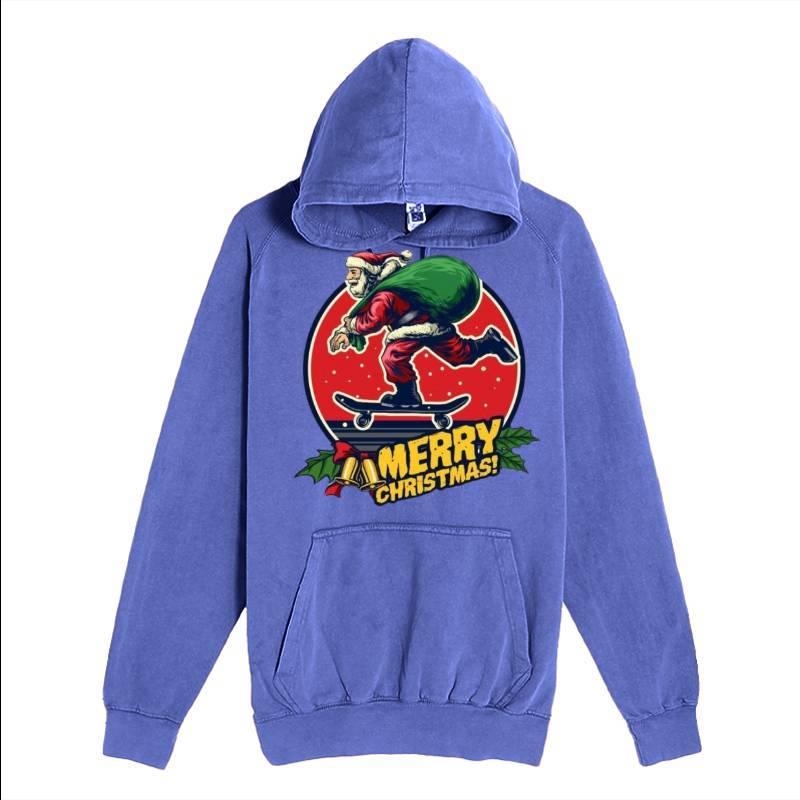 Skate Santa Claus Hoodie