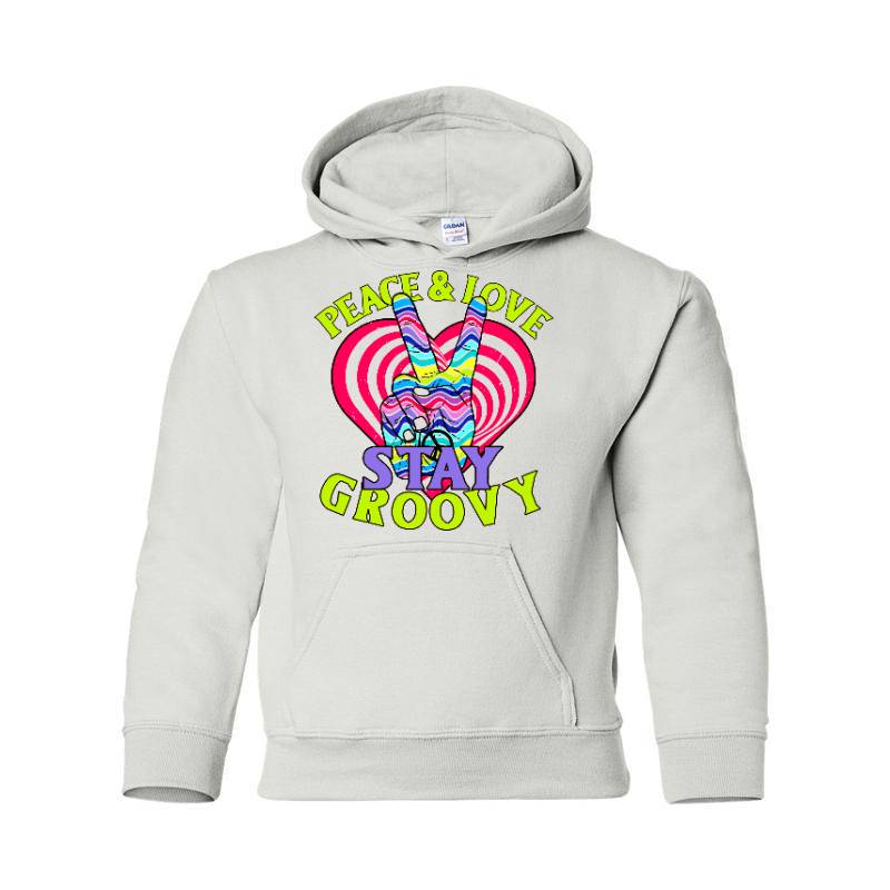 Peace Love Hooded Sweatshirt