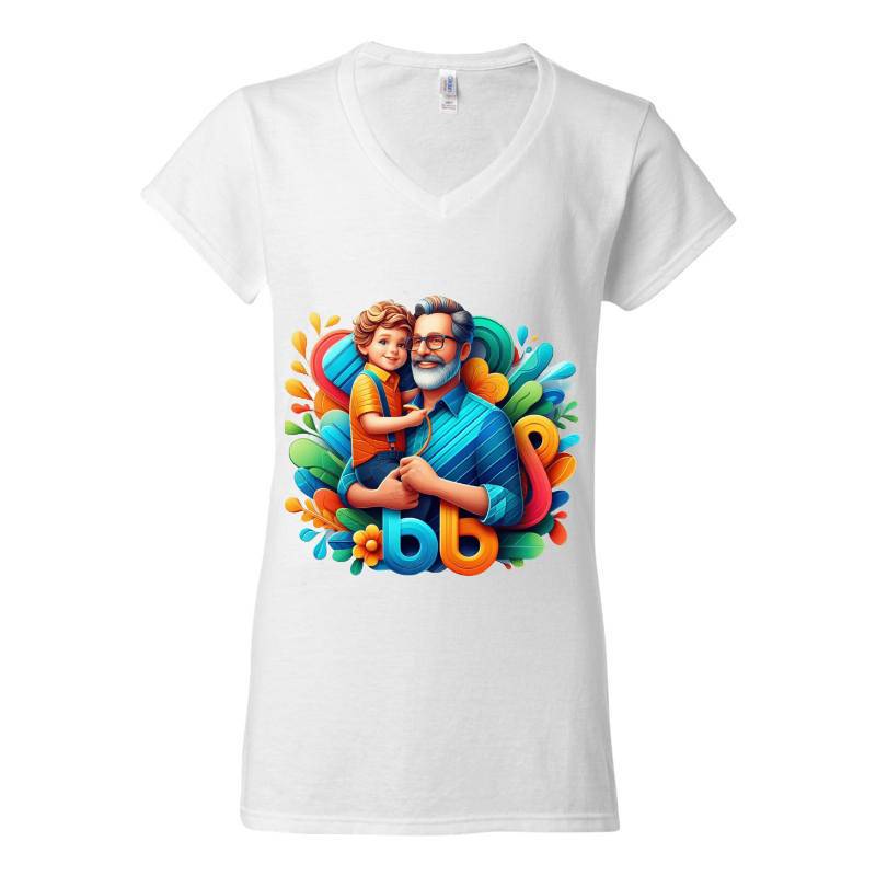 Father And Son V-Neck T-Shirt