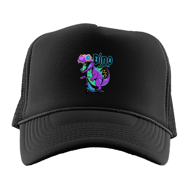 Dino Scooter Trucker Hat