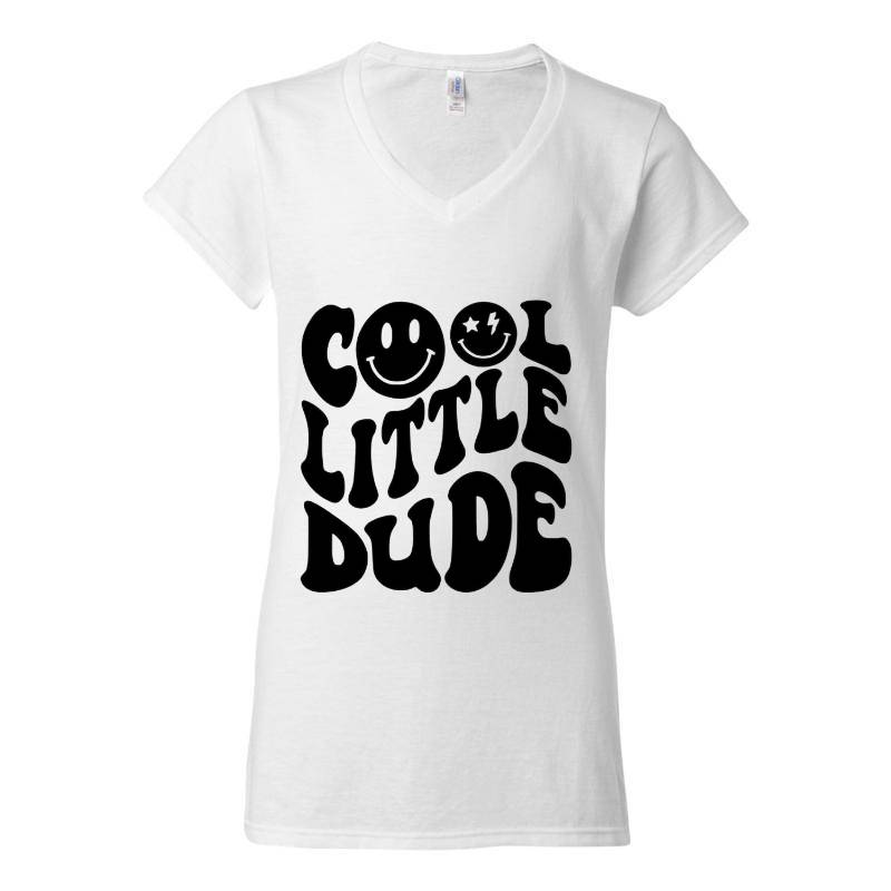 Cool Little Dude V-Neck T-Shirt