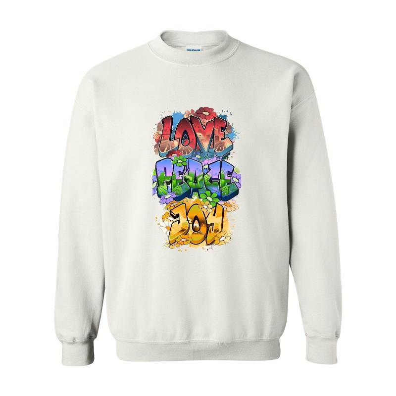 Love Peace Joy Crewneck Sweatshirt 
