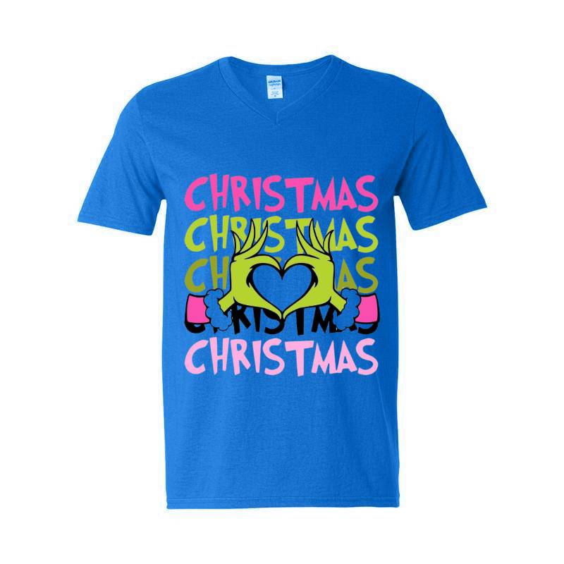 Cristmas Santa V-Neck T-Shirt