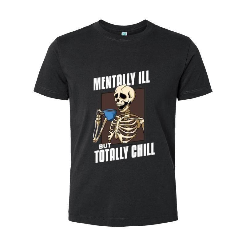 Mentally ill Skull T-Shirt 
