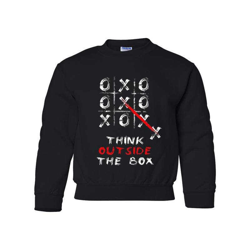 Think Outside The Box Youth Crewneck Sweatshirt 