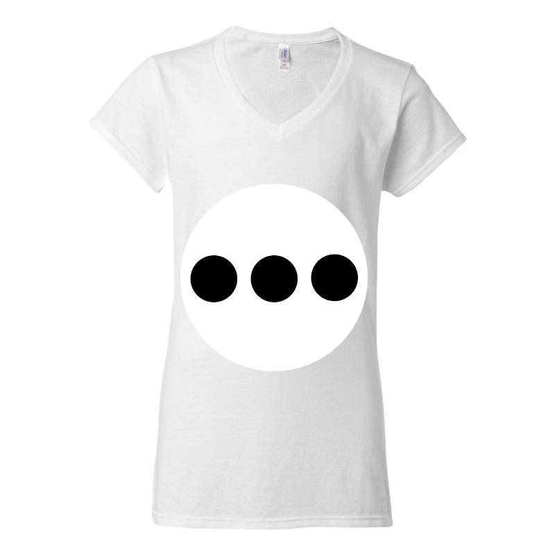 3 Dot V-Neck T-Shirt