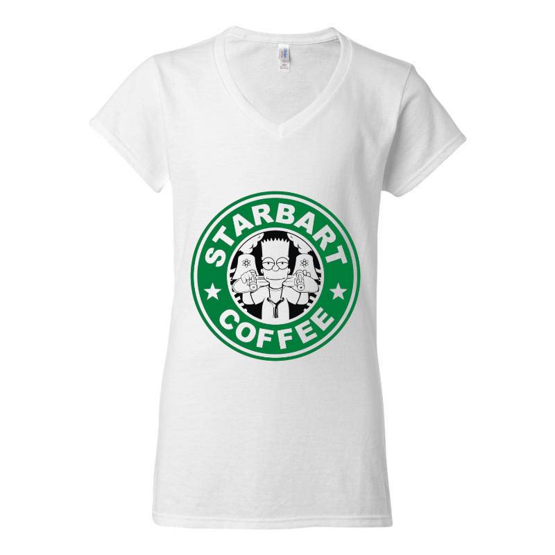 Starbart Coffee V-Neck T-Shirt
