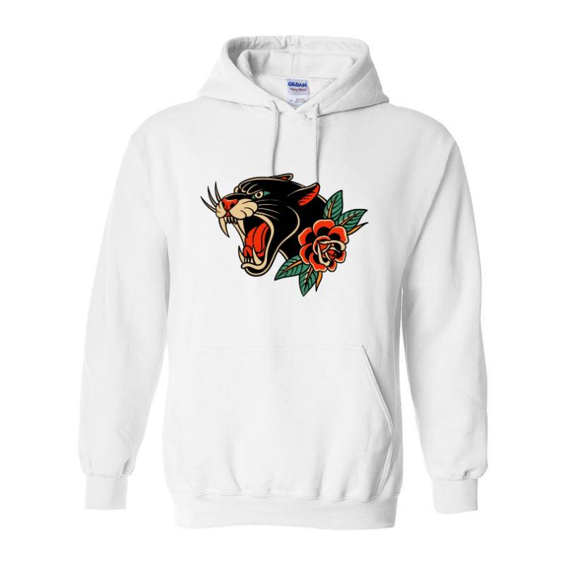 Rose and Tiger Hoodie