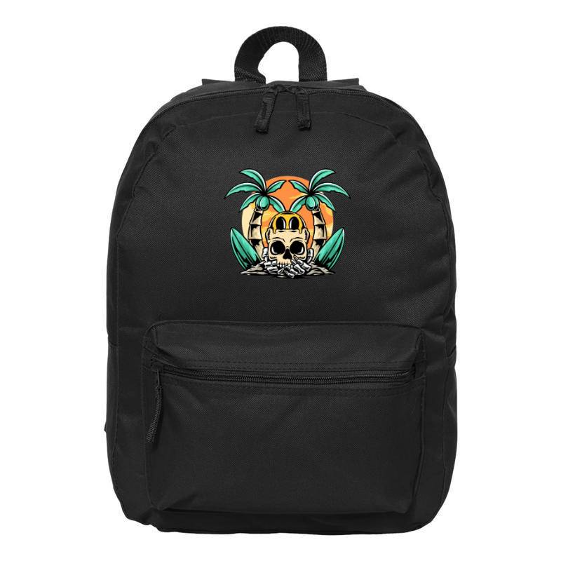 Palm and Skull Backpack