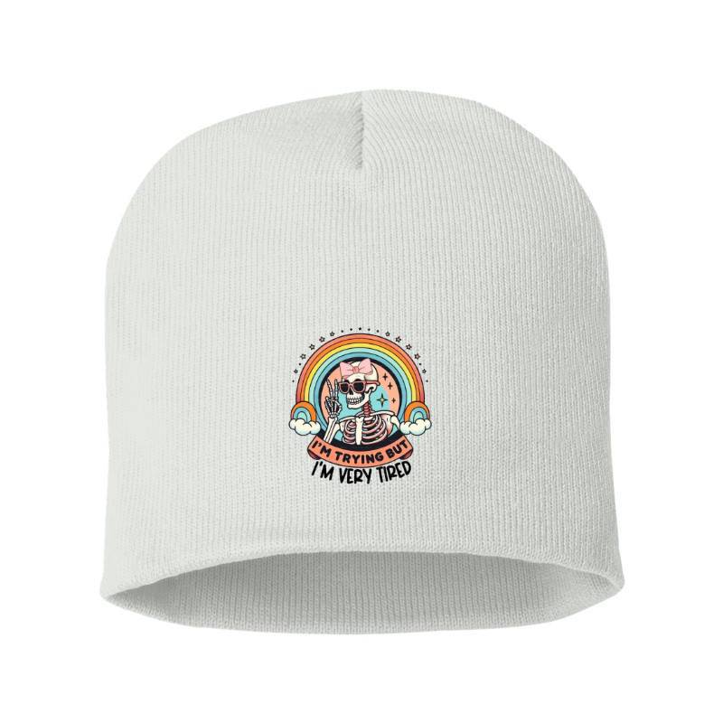 Rainbow Skull Beanie
