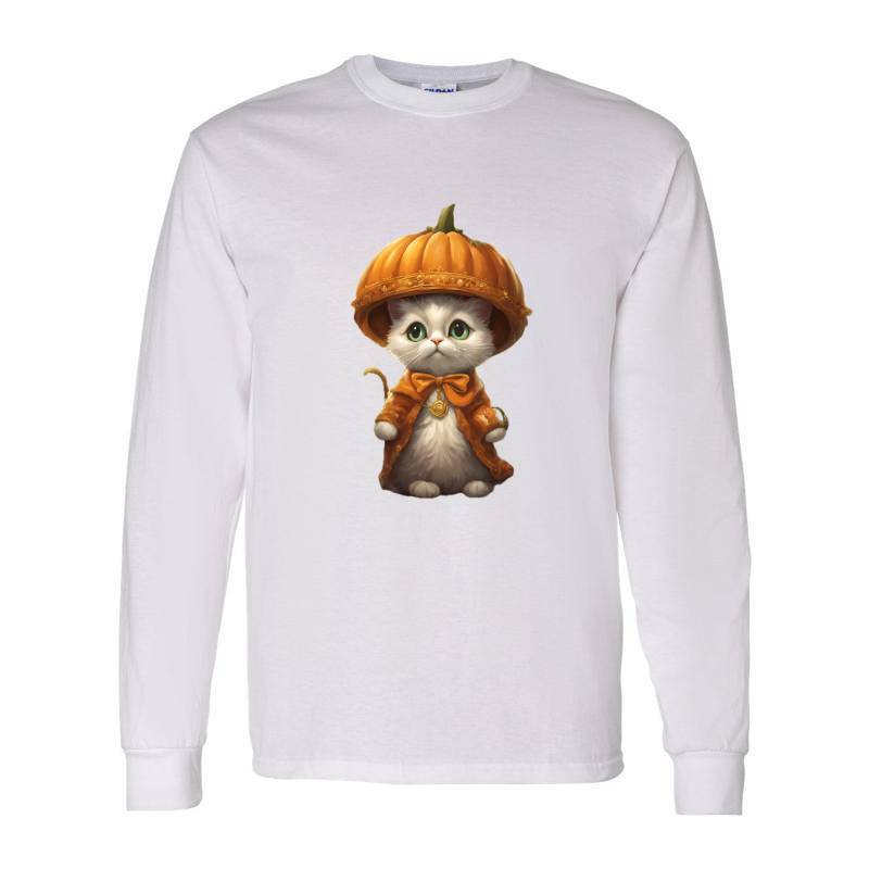 Cat Pupking Hats Long Sleeve Shirt