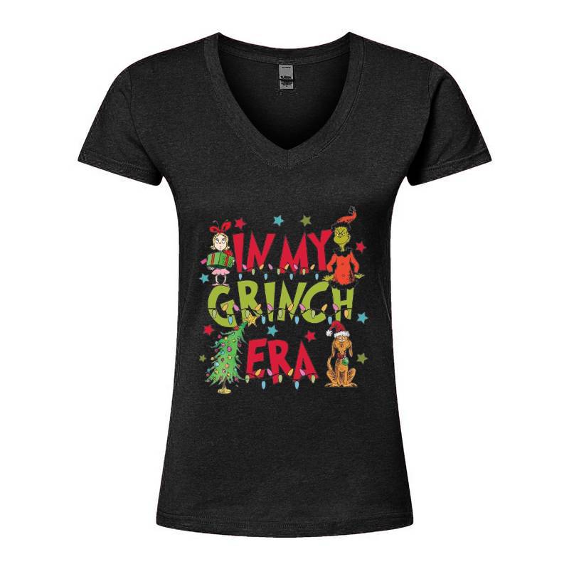Cristmas Grinch V-Neck T-Shirt