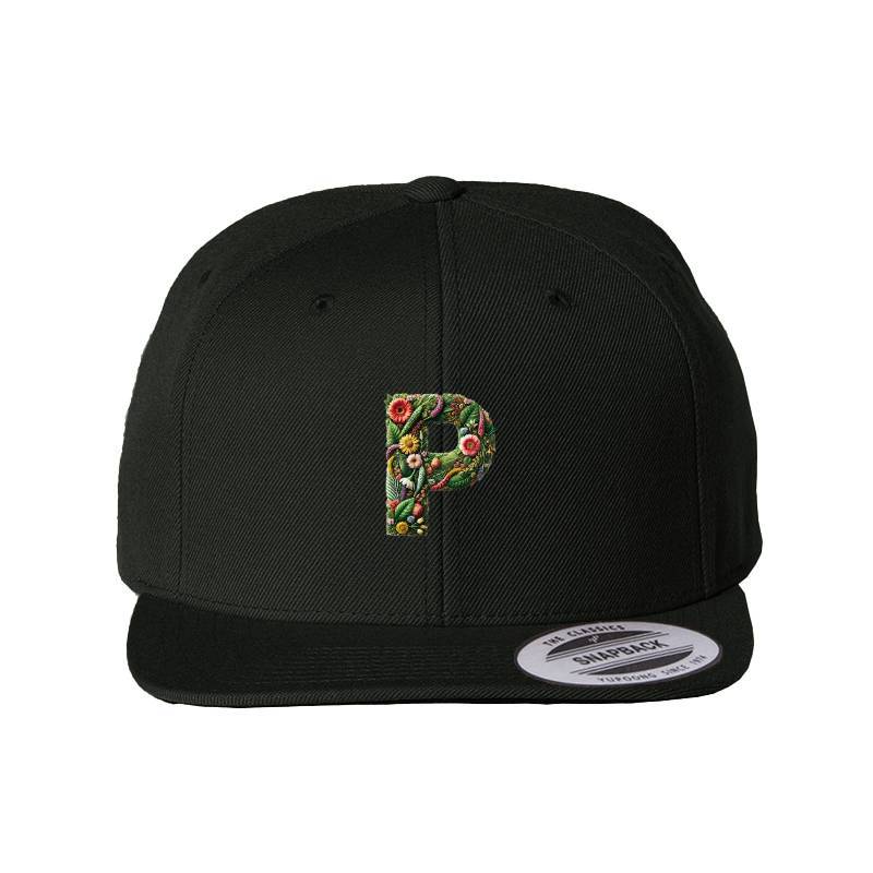 Letter P Snapback Cap
