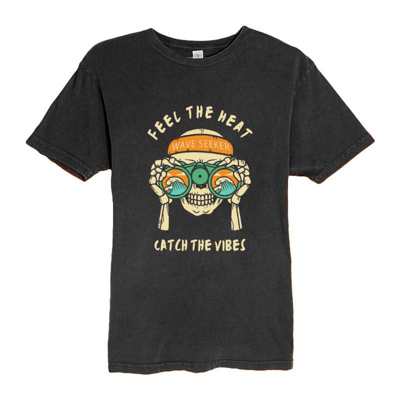 Catch The Vibes Skull T-Shirt