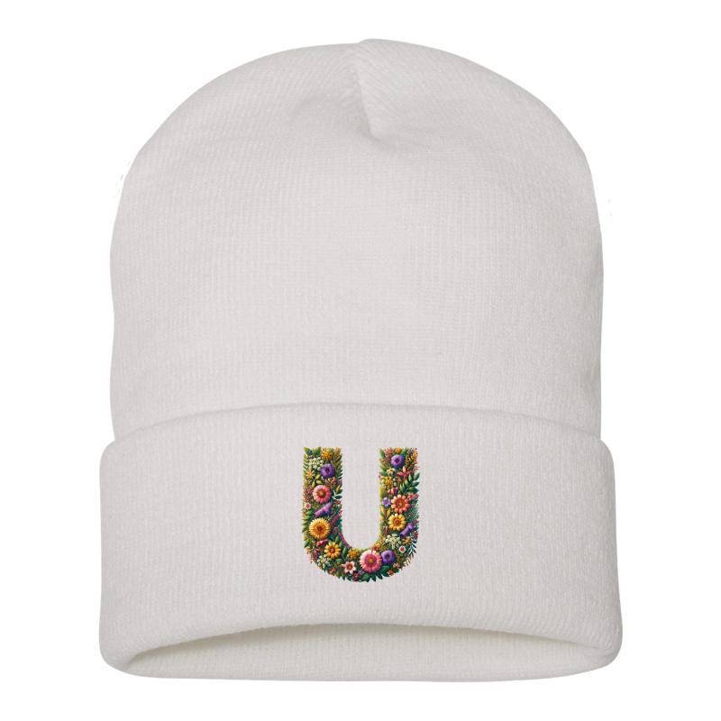 Letter U Beanie