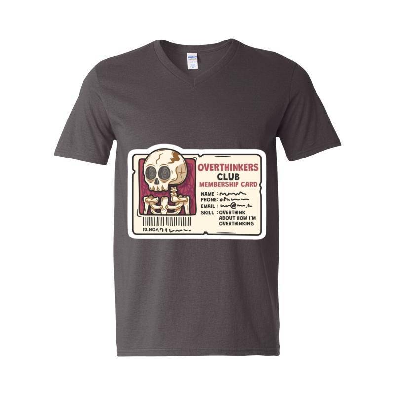 Skull V-Neck T-Shirt