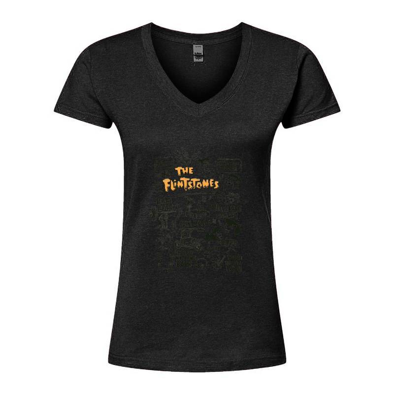 The Flintstones V-Neck T-Shirt