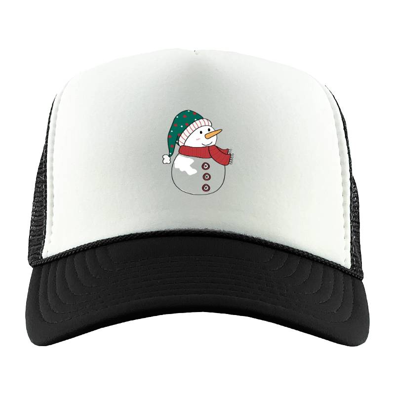 Snow man Trucker Hat