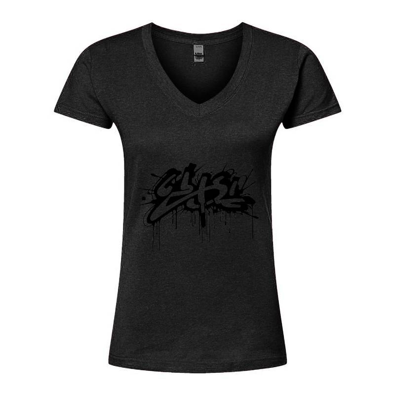 Asian deign V-Neck T-Shirt
