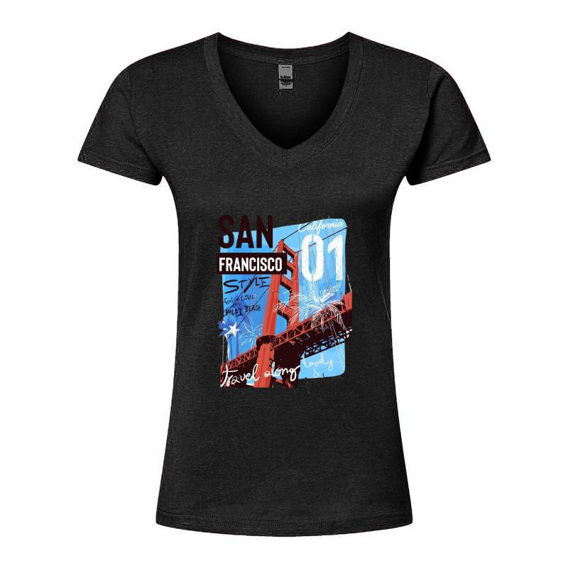 San Francisco V-Neck T-Shirt