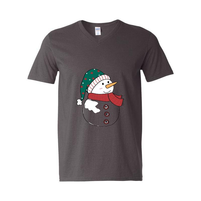 Snow man V-Neck T-Shirt
