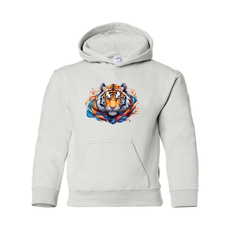 Tiger Head Hooded Sweatshirt