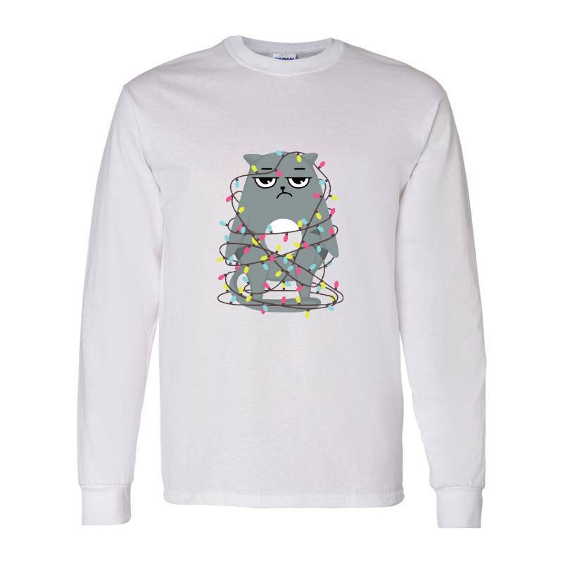 Cristmas cat Long Sleeve Shirt