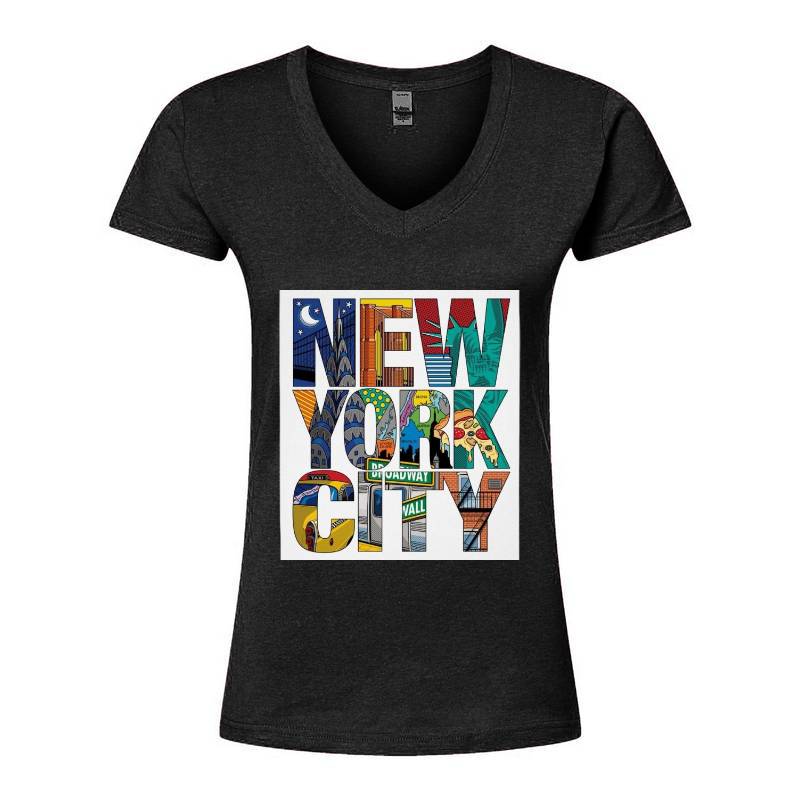 New York City V-Neck T-Shirt