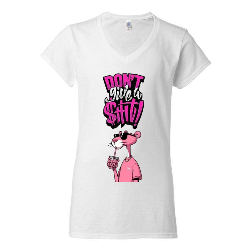 Don't give a shit V-Neck T-Shirt