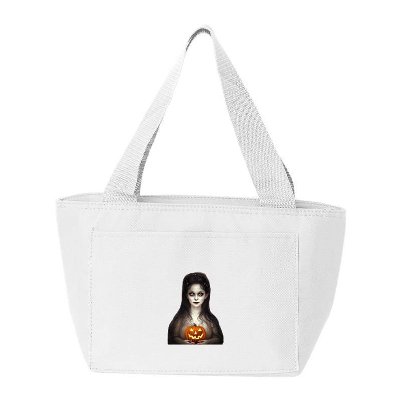 Halloween A Cute Vampire Head Face Cooler Bag