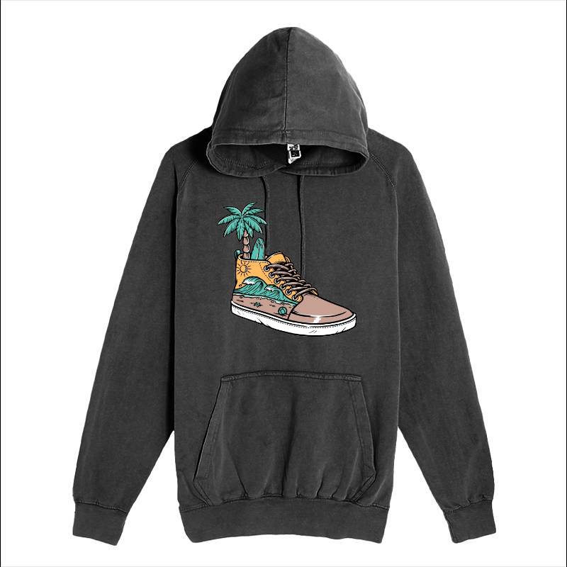 Palm and surf Hoodie