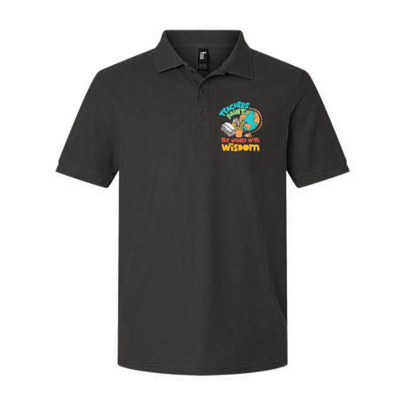 Teachers Paint Polo T-Shirt