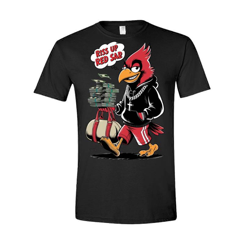 Riss Up Red Sar T-Shirt