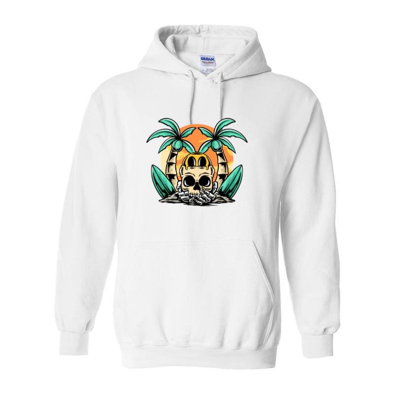 Palm and Skull Hoodie