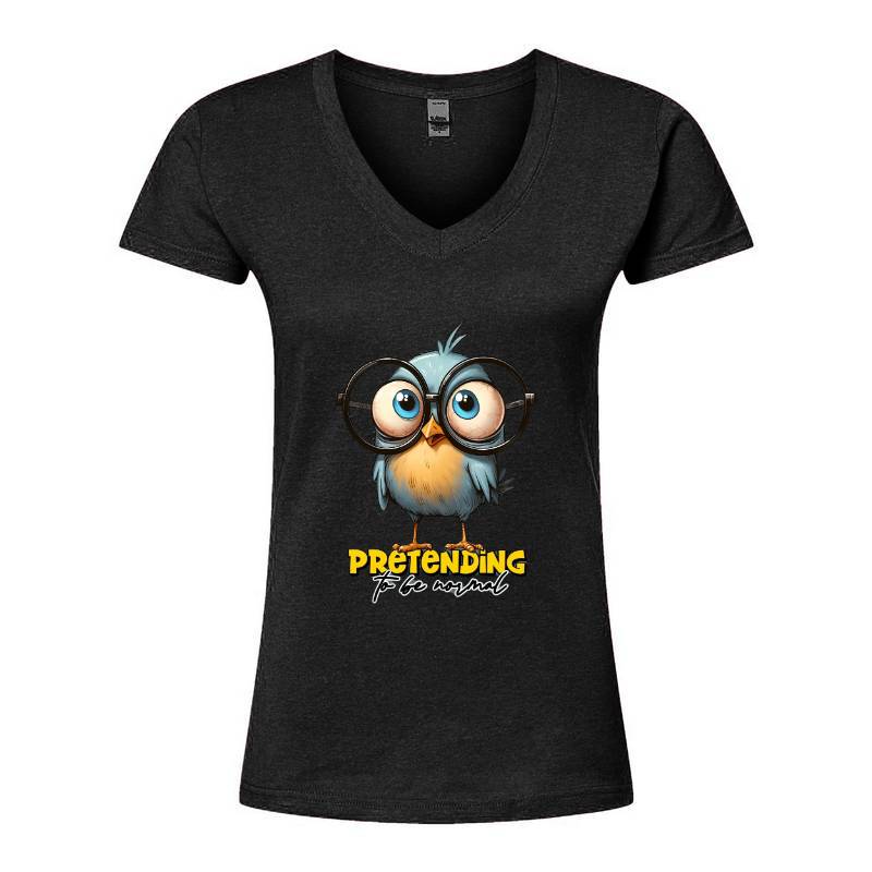 Normal Bird V-Neck T-Shirt