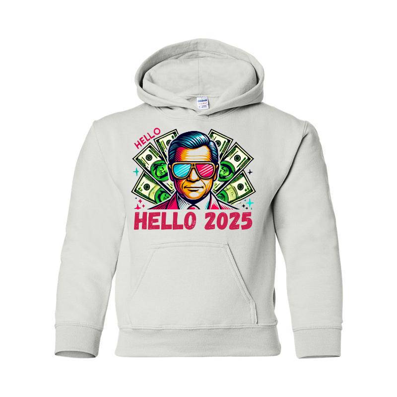 Hello 2025 Youth Hoodie