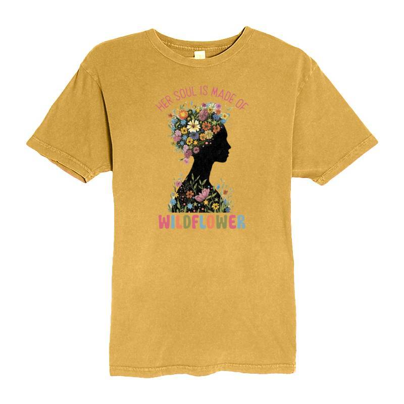 Her Soul Is Made Of Wildflower T-Shirt