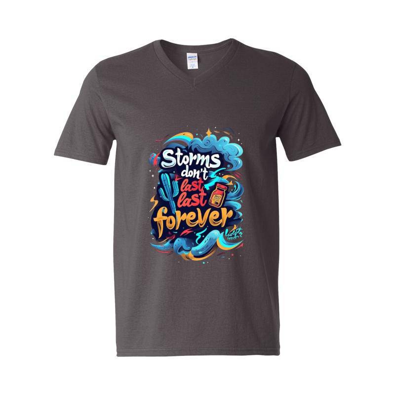 Storms Don't Last V-Neck T-Shirt