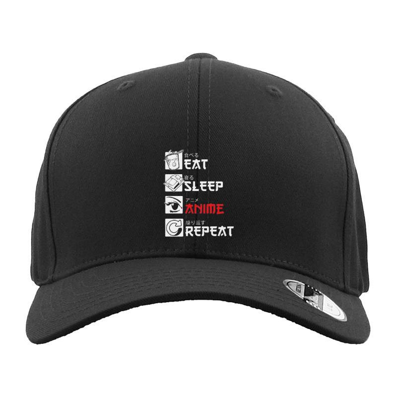 Eat Sleep Anime Repeat Hat
