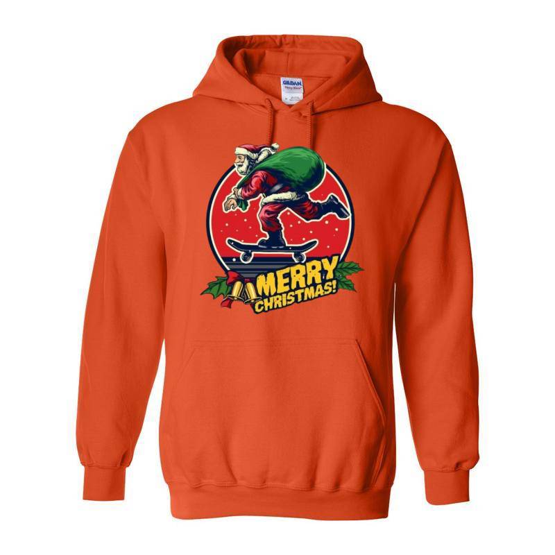 Skate Santa Claus Hoodie