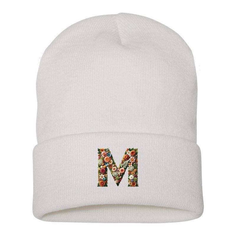 Letter M Beanie